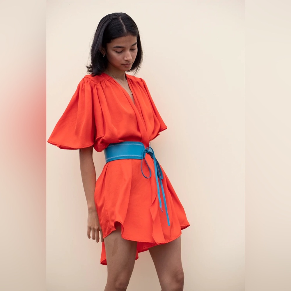 Sabrina Dress Poppy Sustainable